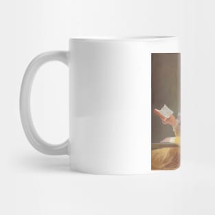 Young Girl Reading Painting by Jean-Honoré Fragonard Mug